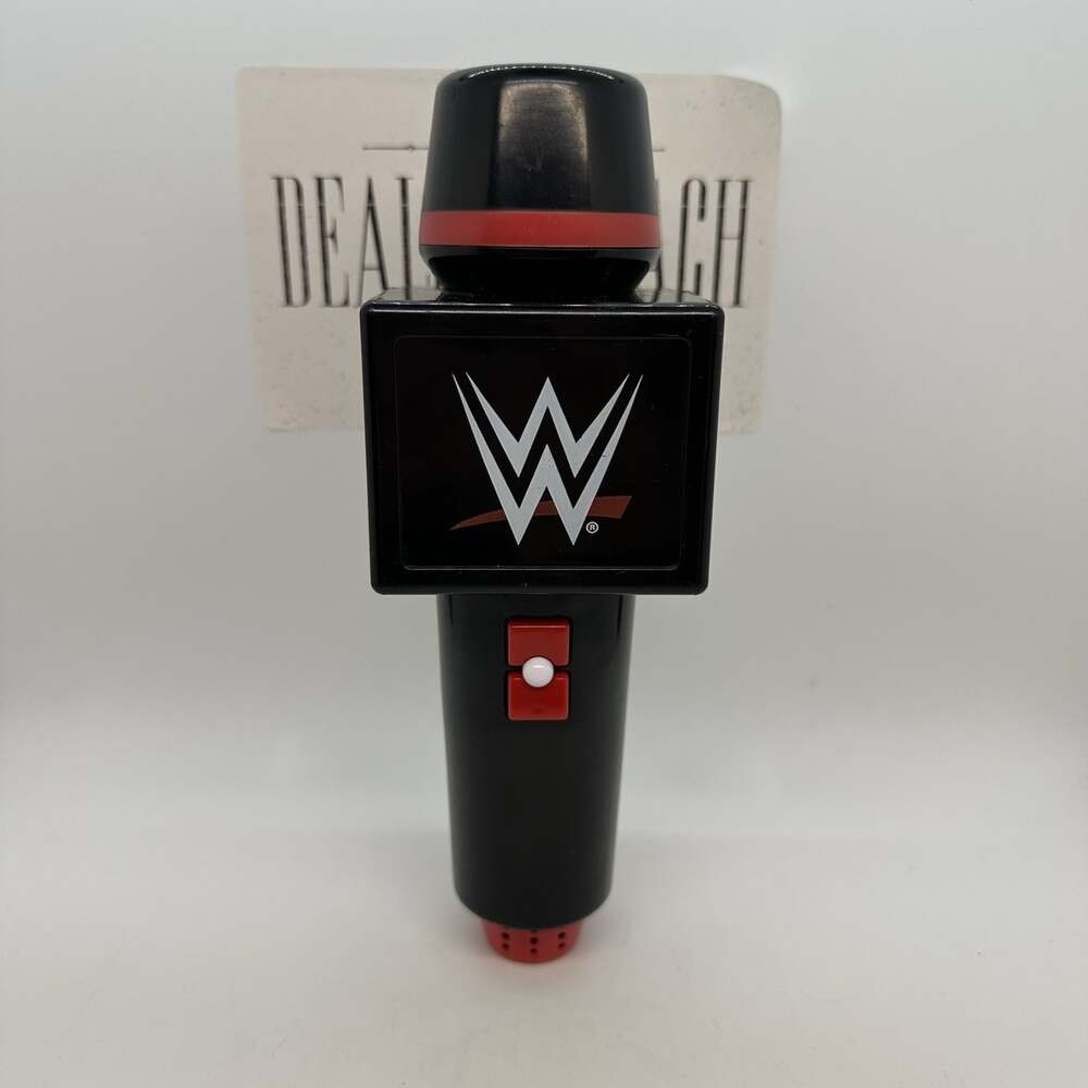 2013 WWE WWF Raw Big Talker Electronic Wrestling Microphone - Tested & Working